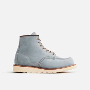 Classic Moc Toe Boots - 8800 Dusty Blue Abilene